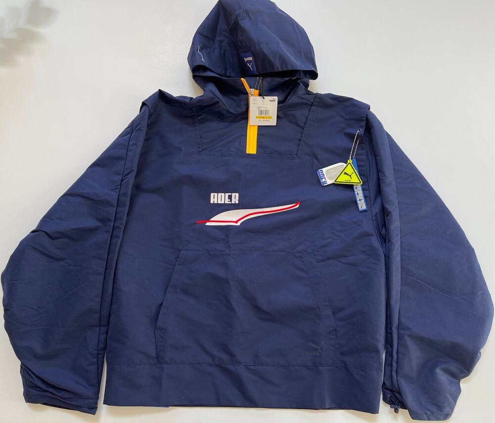 Puma X Ader Error Windbreaker Peacoat Jacket 595535-06 Men's Size M $165 NWT